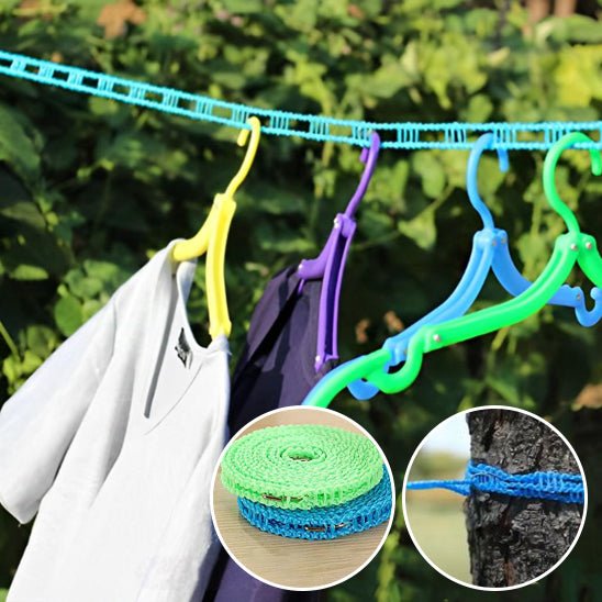 Nylon Laundry Rope™ - Corde à linge coupe vent - Jardiko